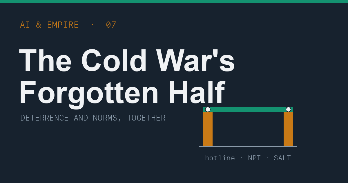 The Cold War’s Forgotten Half